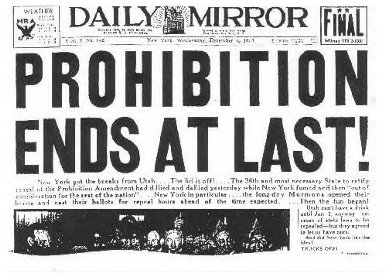 prohibition repeal