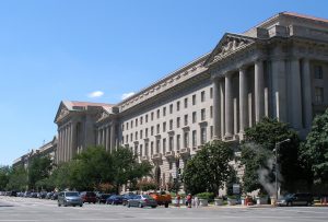 A view of EPA headquarters in Washington, DC