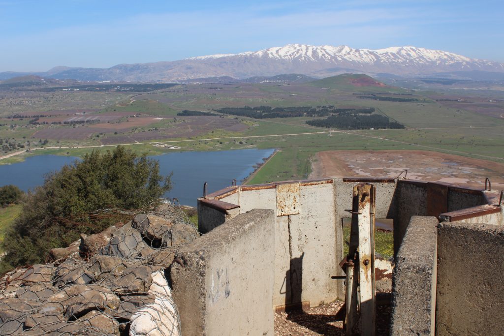 View from Mount Bental, Israel