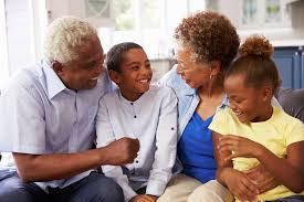 grandparents with grandchildren