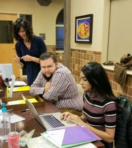 Students at work in a pro bono clinic