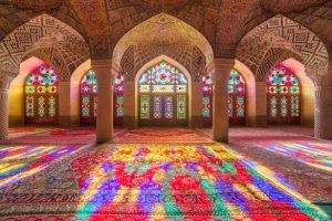 the Pink Mosque in Shiraz