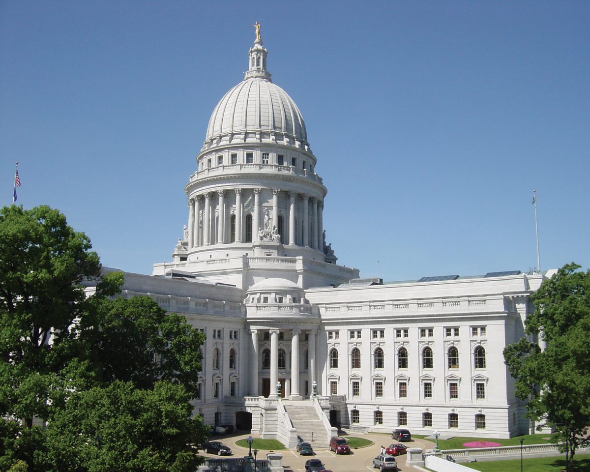The Wisconsin Capitol in Madison, Wis.