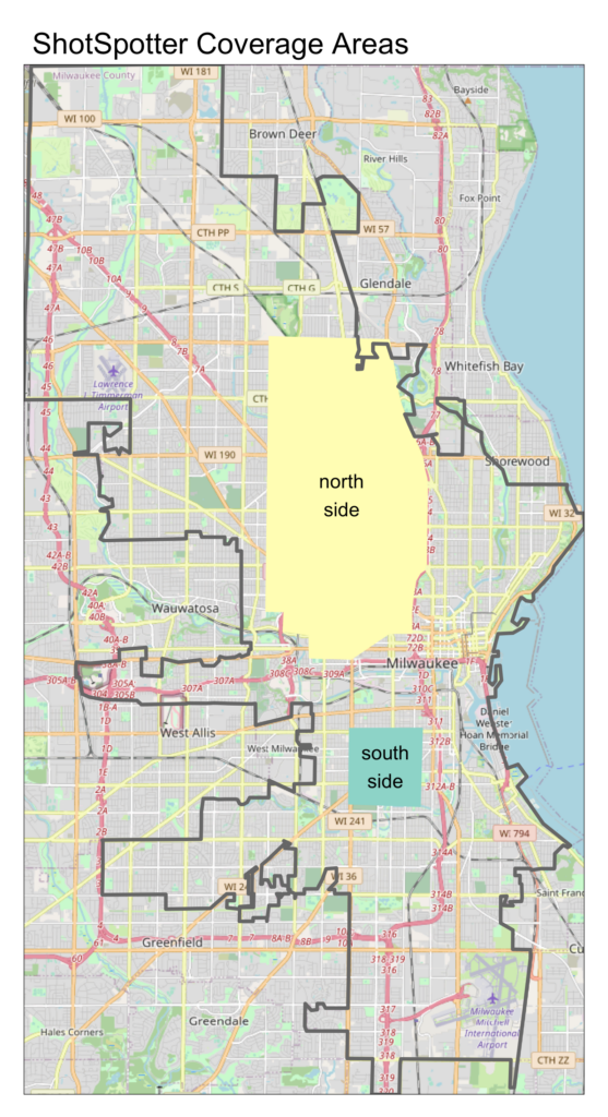 ShotSpotter Coverage Areas