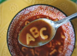 Photo of alphabet soup