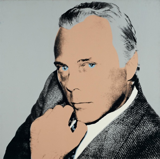 An image of Giorgio Armani created by Andy Warhol
