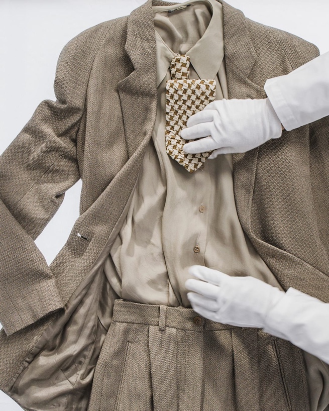 An Armani suit in the Armani/Archivio project