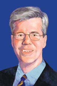 Headshot art of Dean Joseph D. Kearney