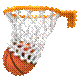 Image result for basketball in hoop
