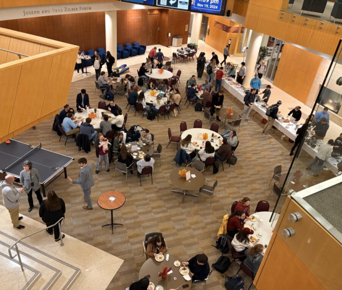 picture of students at PILSGiving