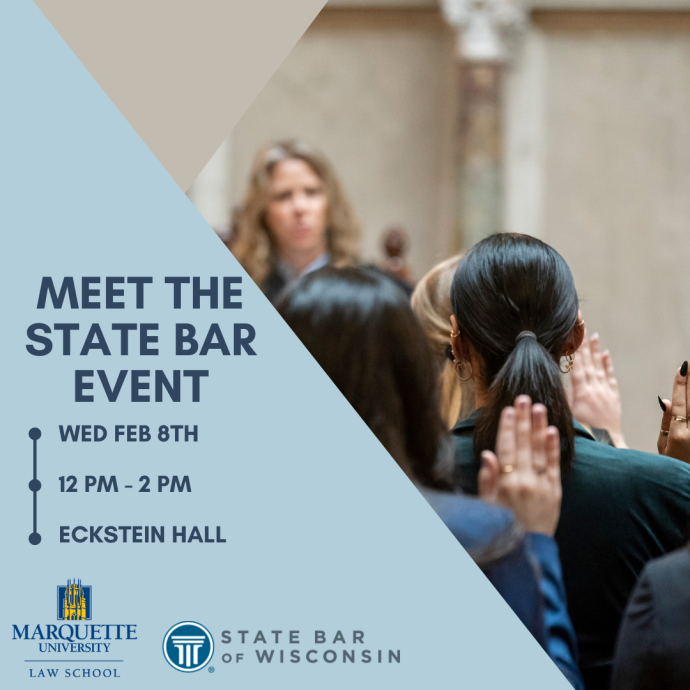 Photo of swearing-in ceremony and text of event date and time.