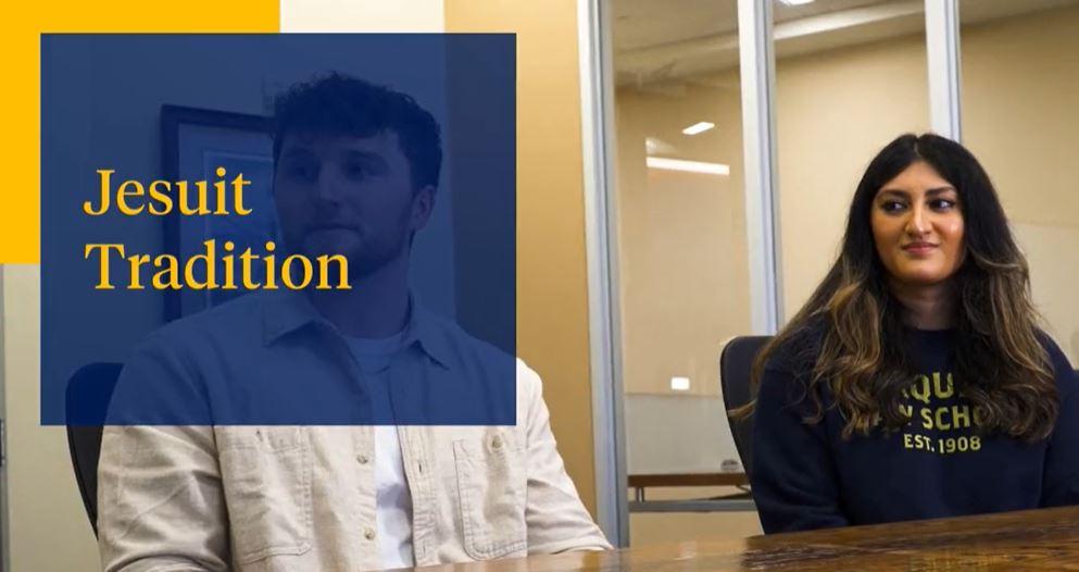 Students sitting at a table