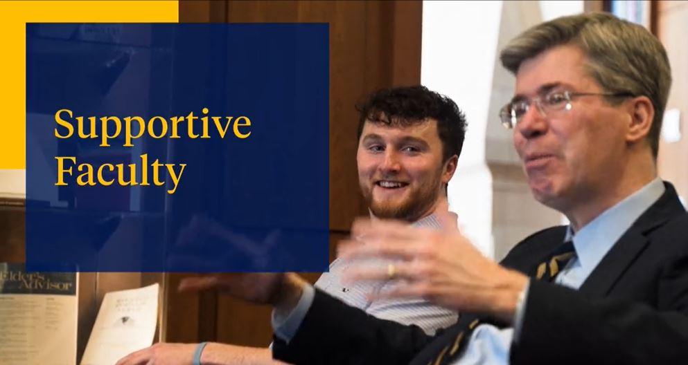 Professor and student