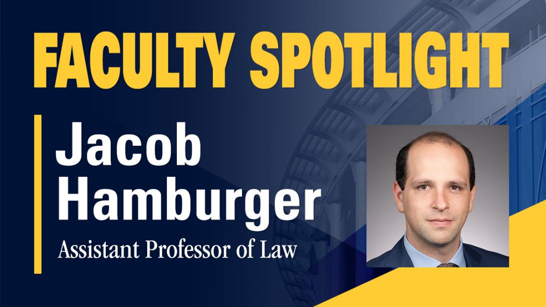 Professor Jacob Hamburger Joins Marquette Law