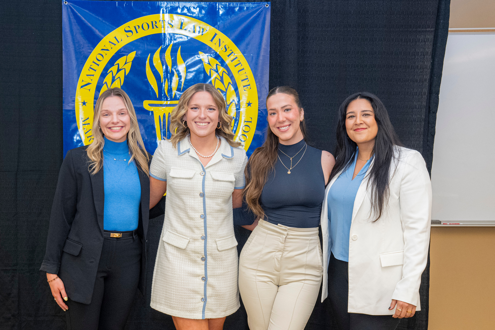 Sydney Cherni, Gigi Wood, Lei Deigo & 2024-2025 Associate Chair Monica Martinez